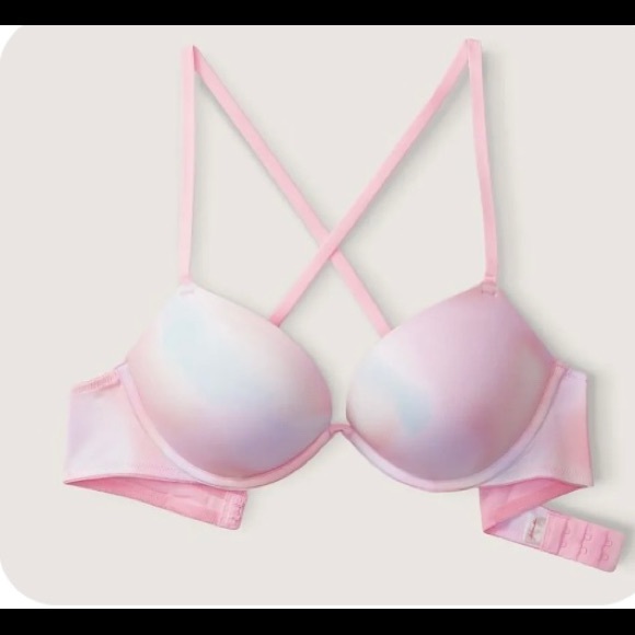 Victoria's secret pink everywear Super push up
bra size 40B  38C Rainbow VS 🌈💕 - Picture 7 of 9
